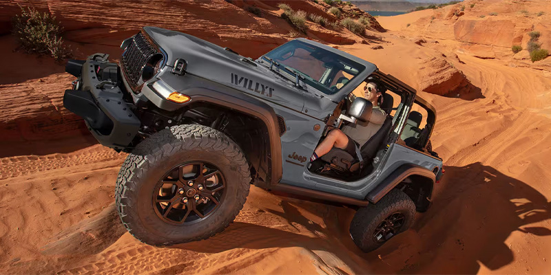 2025 Jeep Wrangler off roading