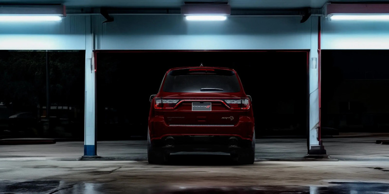2026 Dodge Durango parked in its back profile