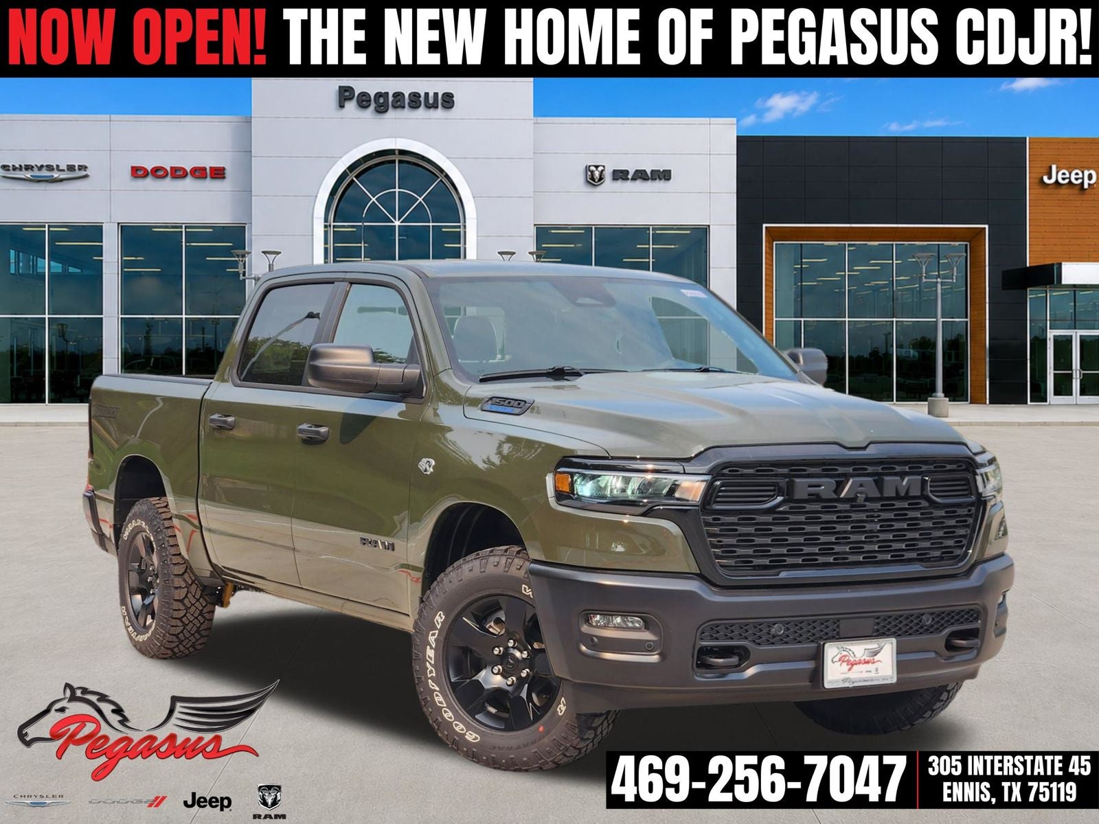 2026 RAM Ram 1500 RAM 1500 WARLOCK CREW CAB 4X4 5'7' BOX