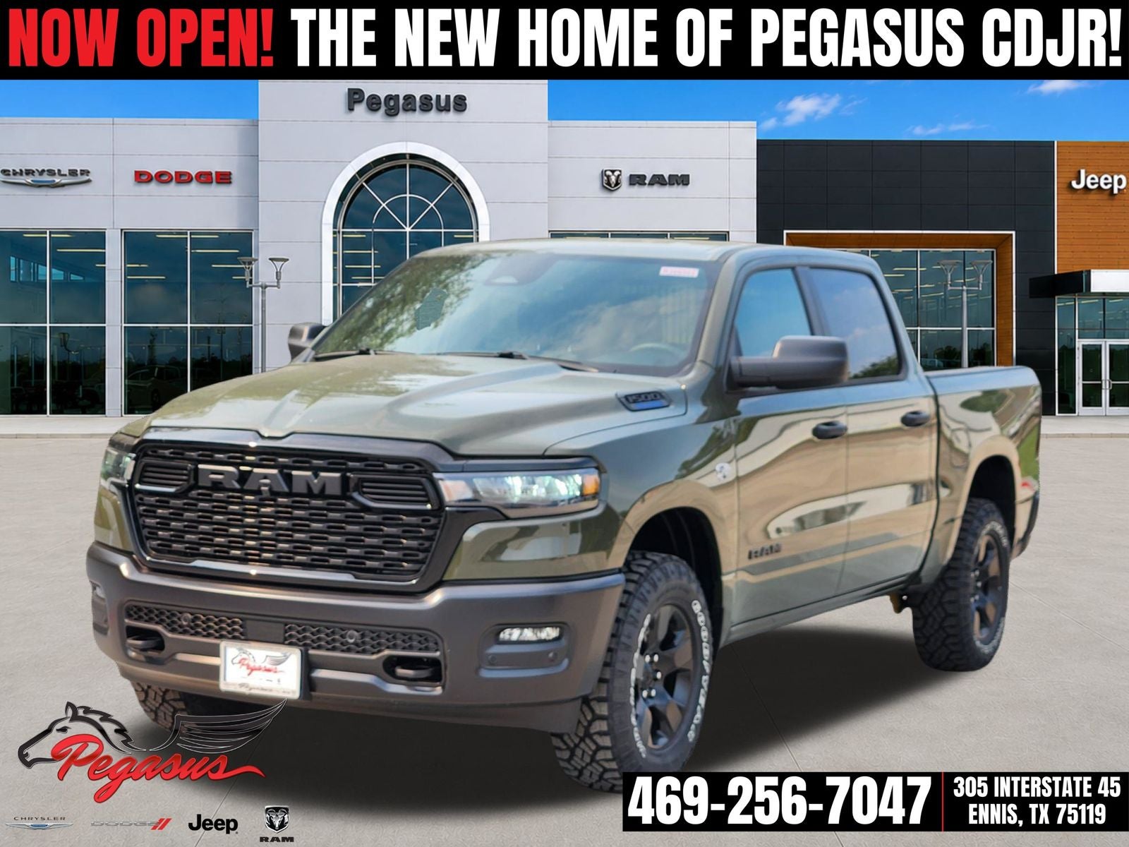 2026 RAM Ram 1500 RAM 1500 WARLOCK CREW CAB 4X4 5'7' BOX