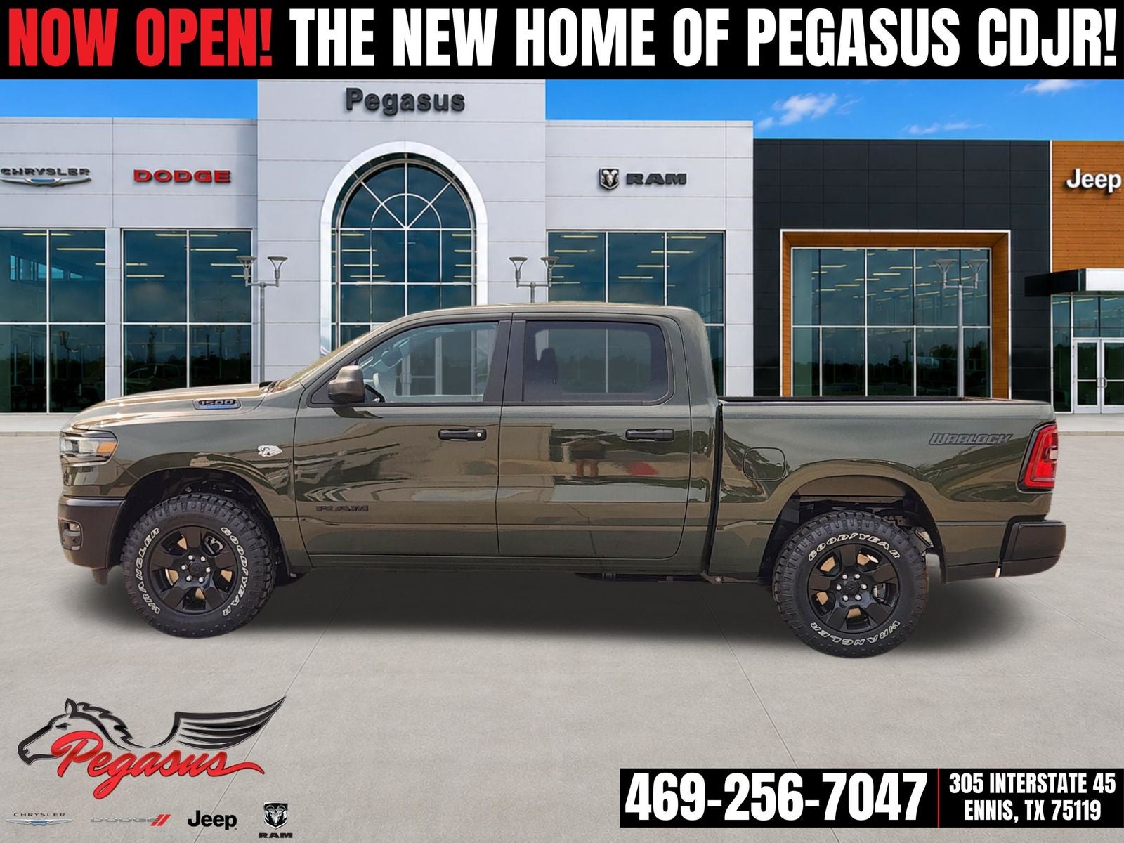 2026 RAM Ram 1500 RAM 1500 WARLOCK CREW CAB 4X4 5'7' BOX