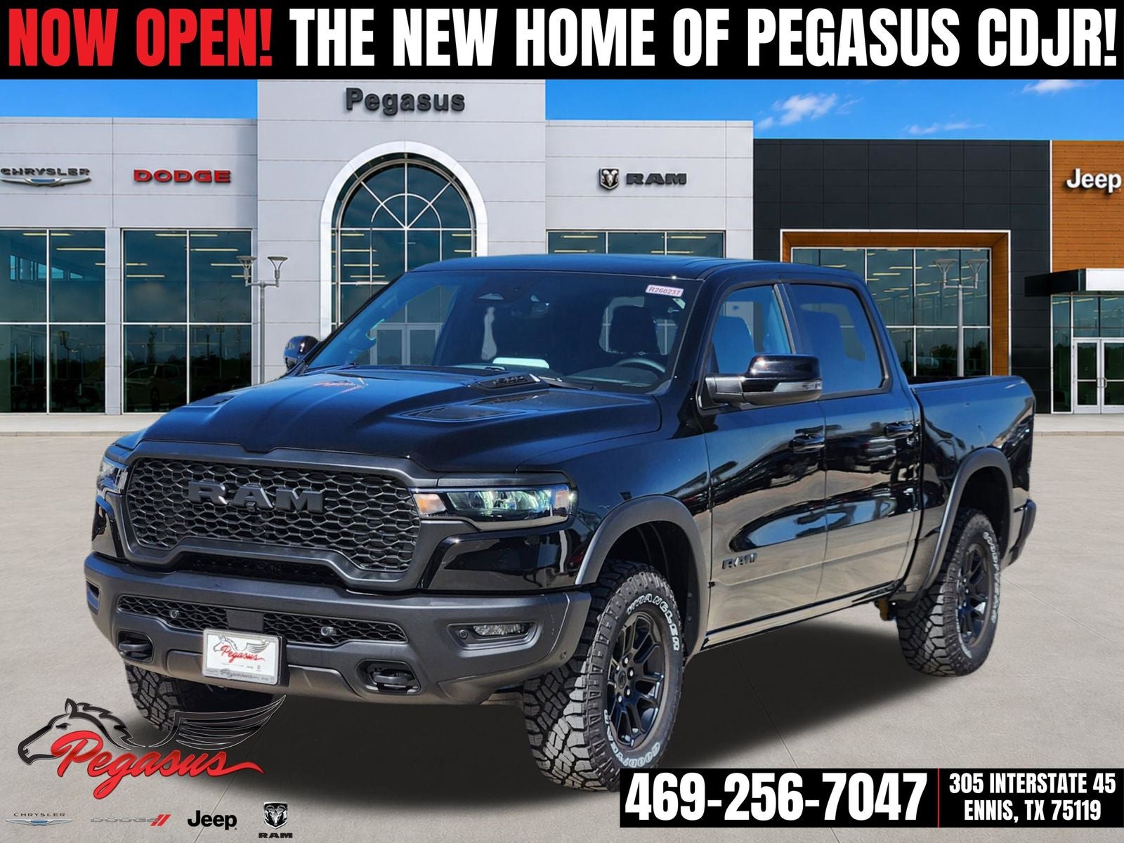2026 RAM Ram 1500 RAM 1500 REBEL CREW CAB 4X4 5'7' BOX