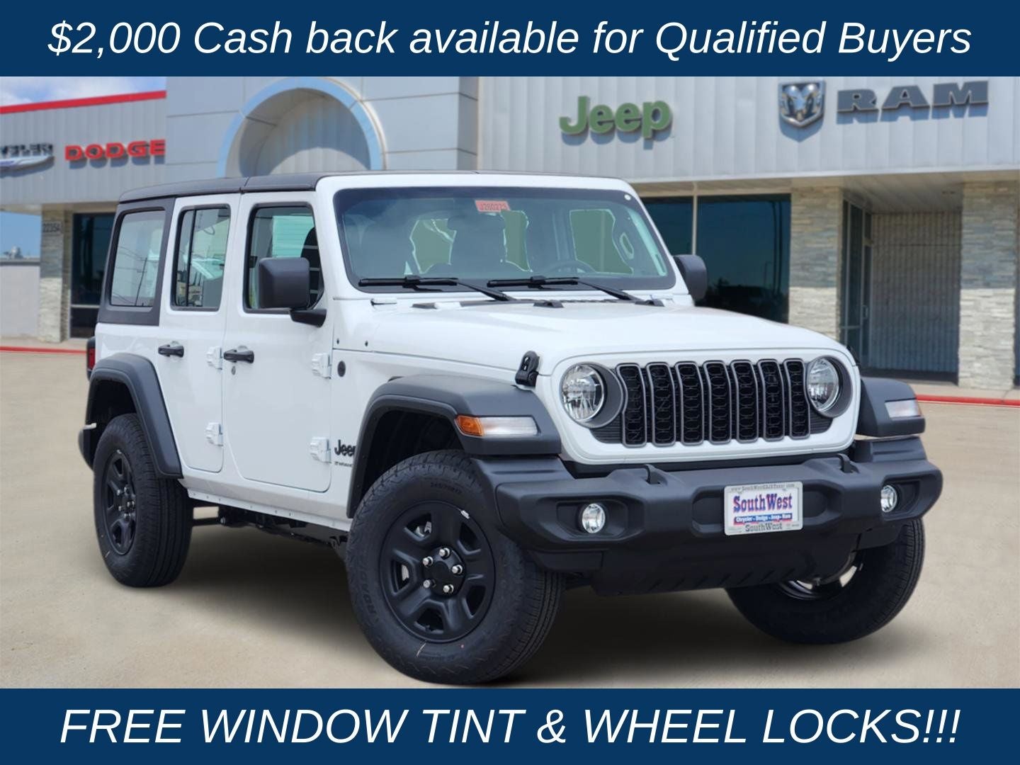 2026 Jeep Wrangler WRANGLER 4-DOOR SPORT