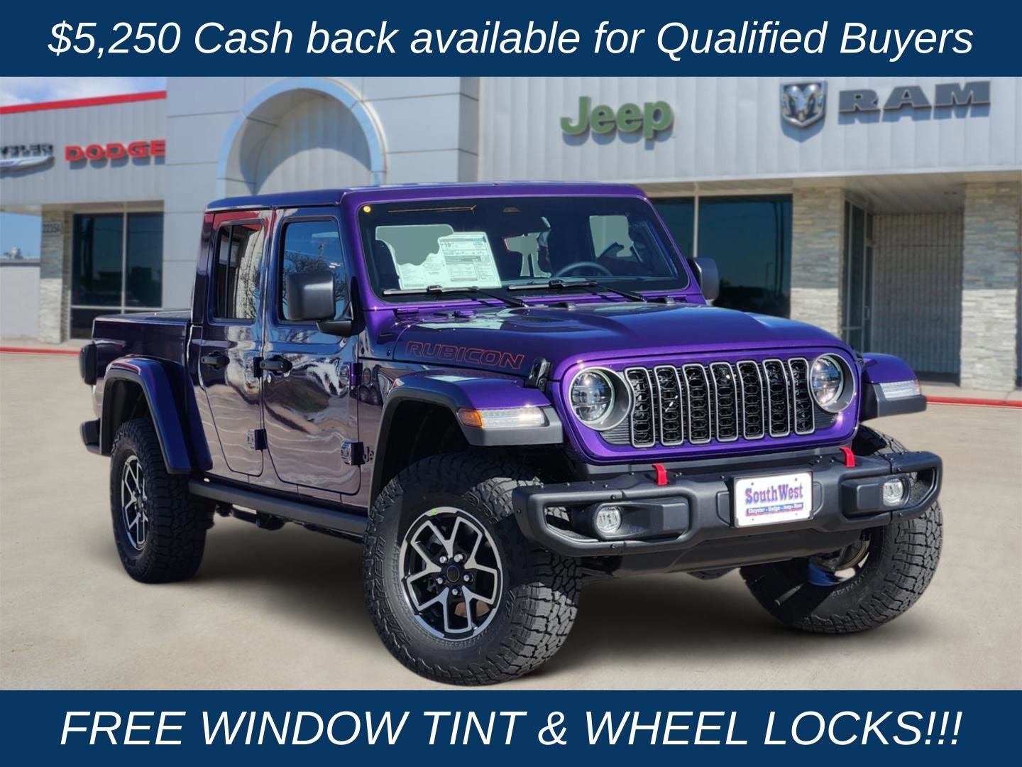 2026 Jeep Gladiator GLADIATOR RUBICON X 4X4