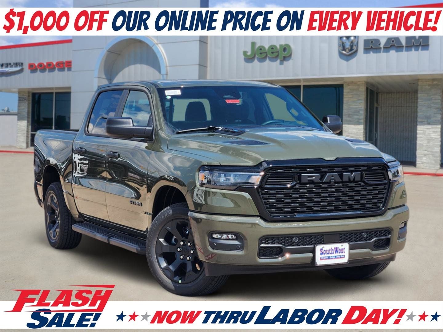 2026 RAM Ram 1500 RAM 1500 EXPRESS CREW CAB 4X4 5'7' BOX