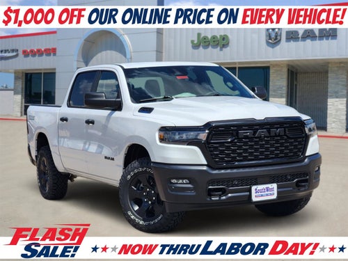 2026 RAM Ram 1500 RAM 1500 WARLOCK CREW CAB 4X4 5'7' BOX