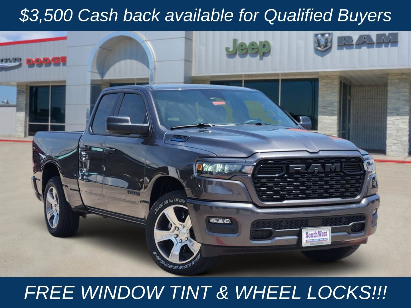 2026 RAM Ram 1500 RAM 1500 EXPRESS QUAD CAB 4X2 6'4' BOX