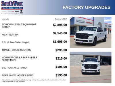 2026 RAM Ram 1500 RAM 1500 LONE STAR CREW CAB 4X4 5'7' BOX