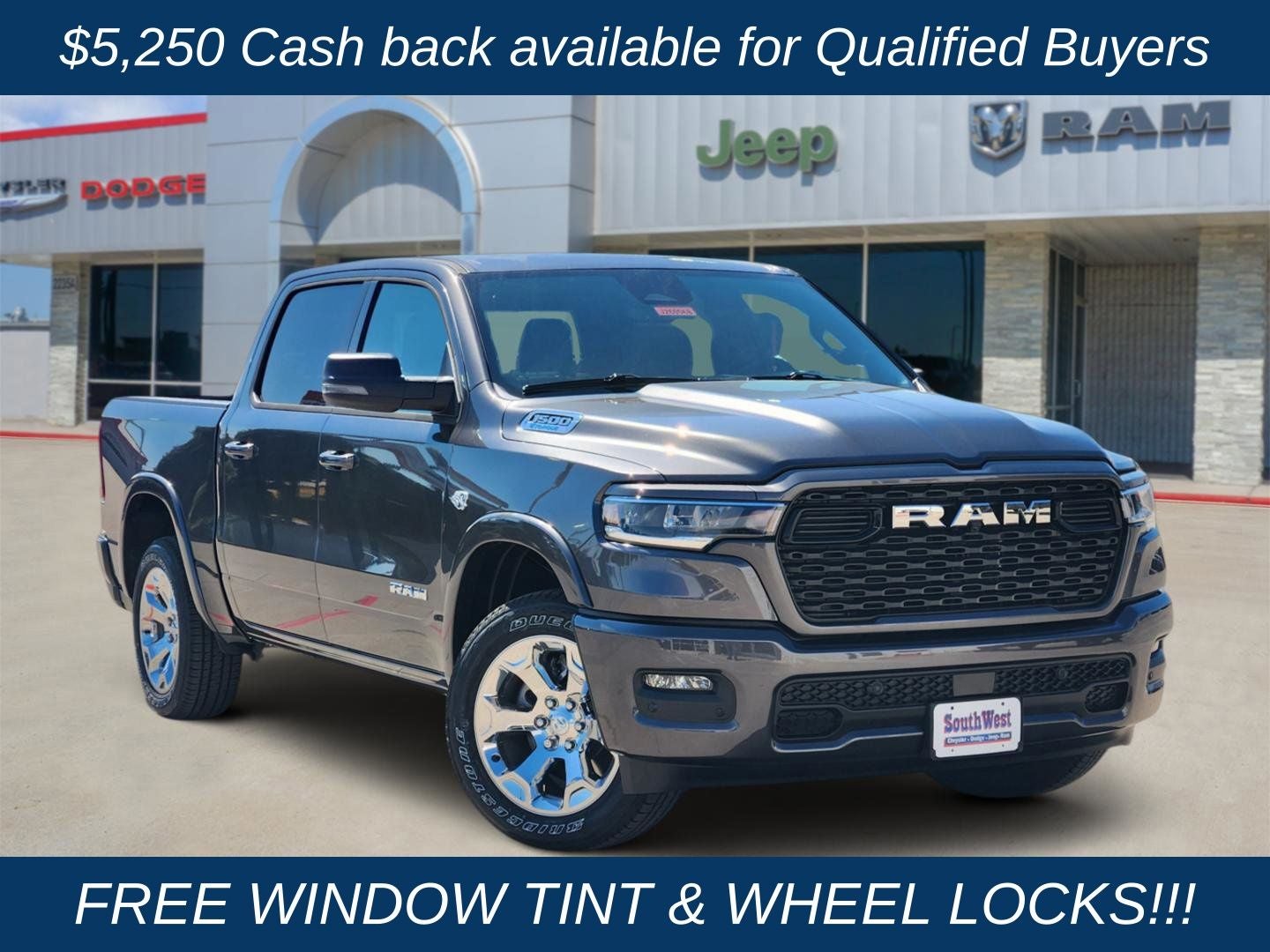 2026 RAM Ram 1500 RAM 1500 LONE STAR CREW CAB 4X4 5'7' BOX