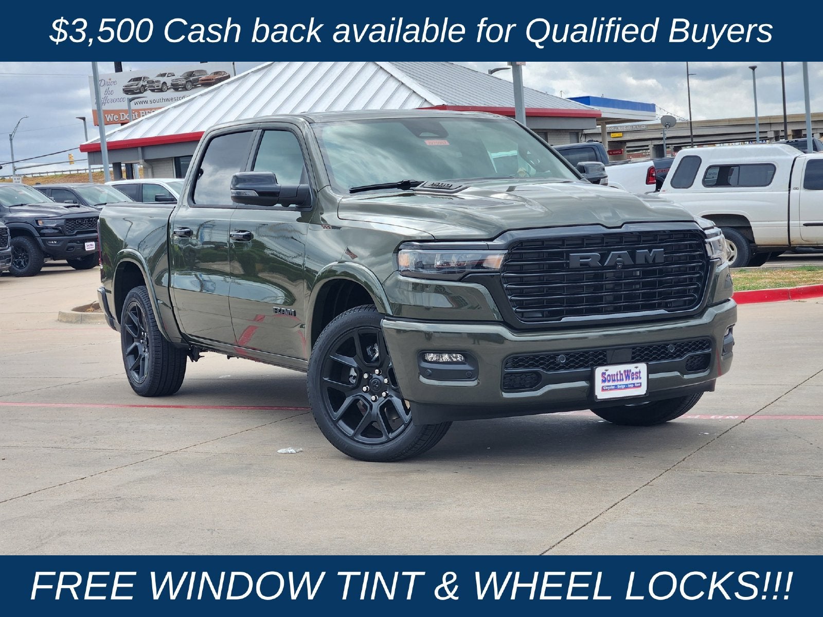 2027 RAM Ram 1500 RAM 1500 LARAMIE CREW CAB 4X4 5'7' BOX