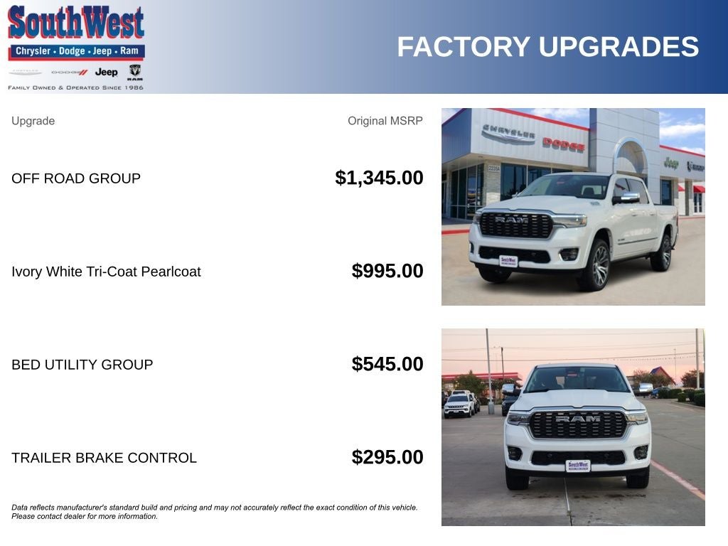 2026 RAM Ram 1500 RAM 1500 TUNGSTEN CREW CAB 4X4