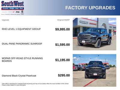 2026 RAM Ram 1500 RAM 1500 RHO CREW CAB 4X4 5'7' BOX