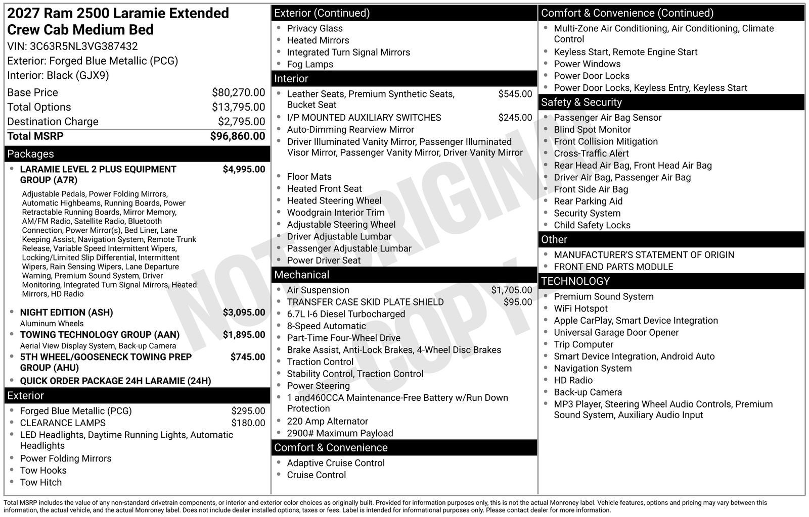 2027 RAM Ram 2500 Laramie
