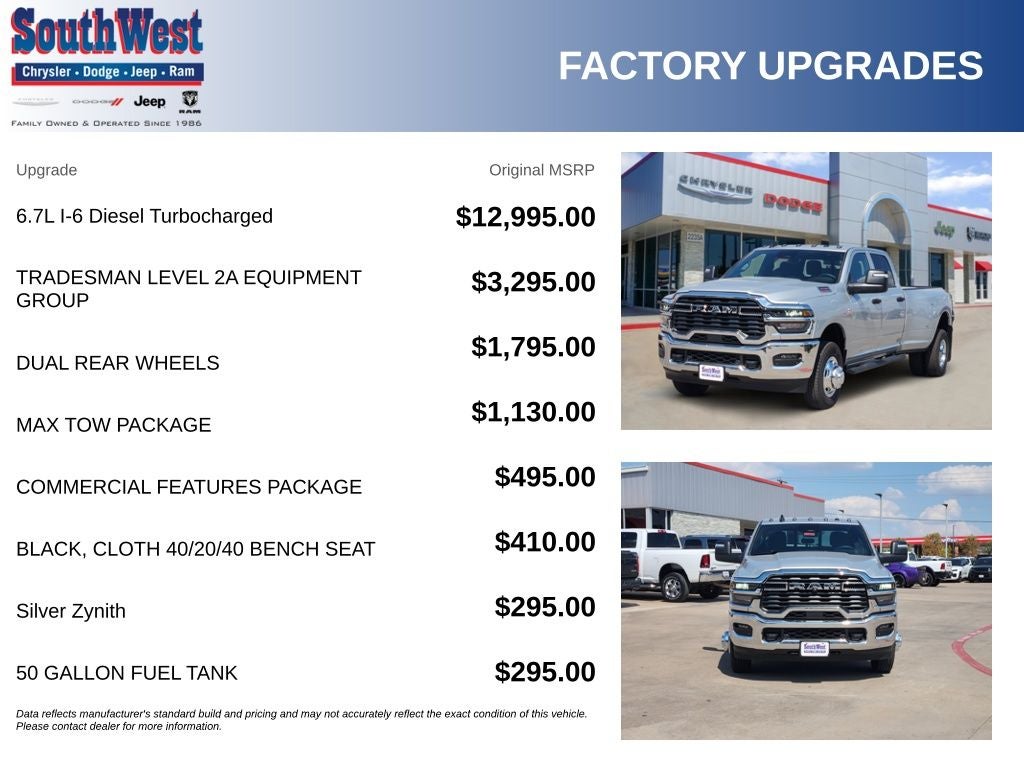 2027 RAM Ram 3500 Tradesman