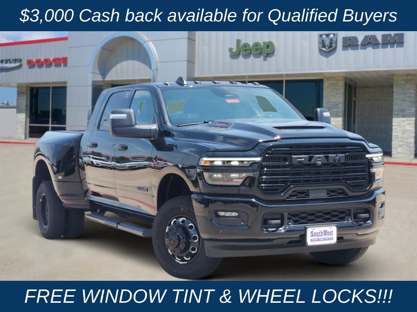 2026 RAM Ram 3500 RAM 3500 LARAMIE MEGA CAB 4X4 6'4' BOX
