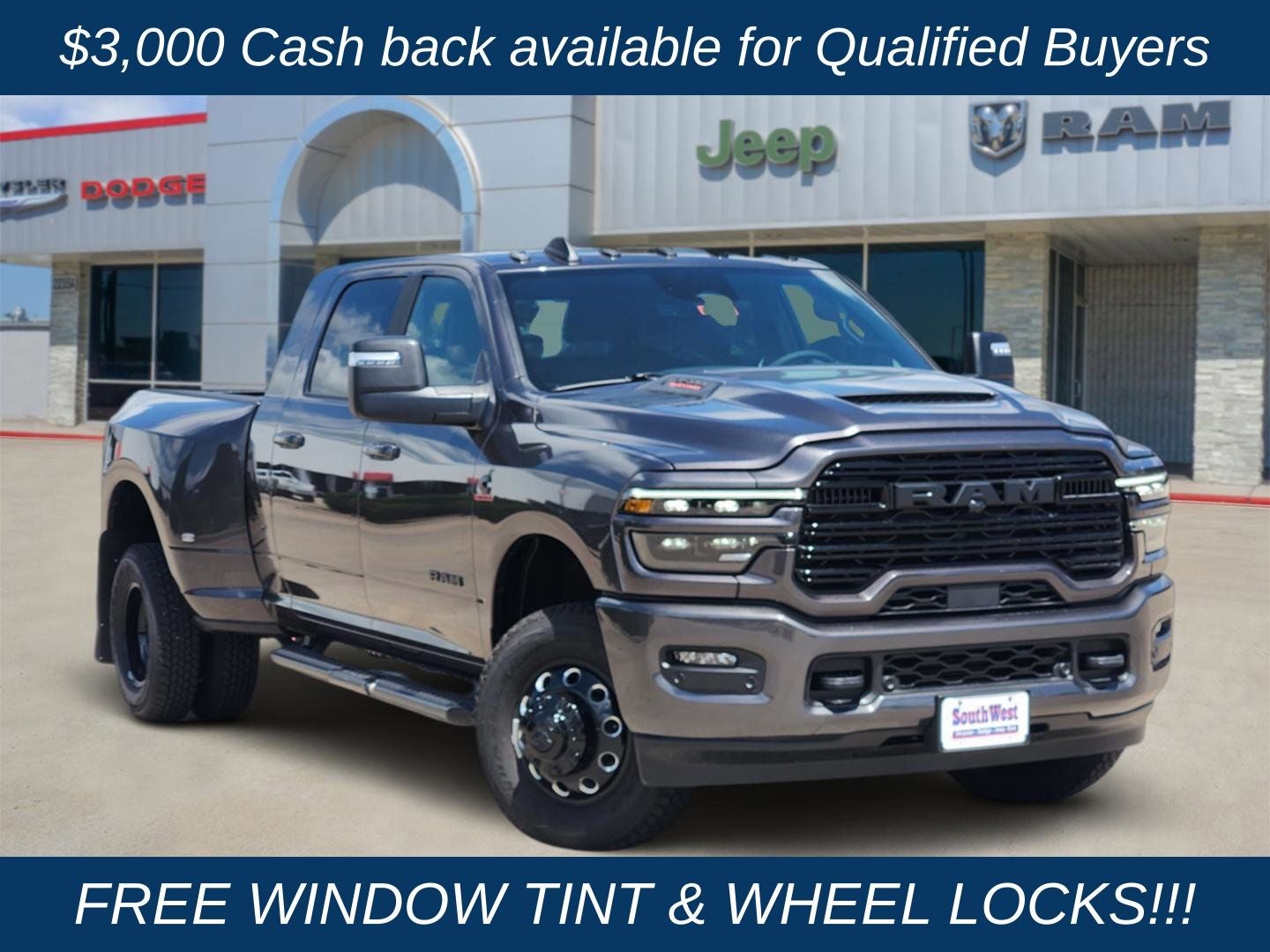 2026 RAM Ram 3500 RAM 3500 LARAMIE MEGA CAB 4X4 6'4' BOX