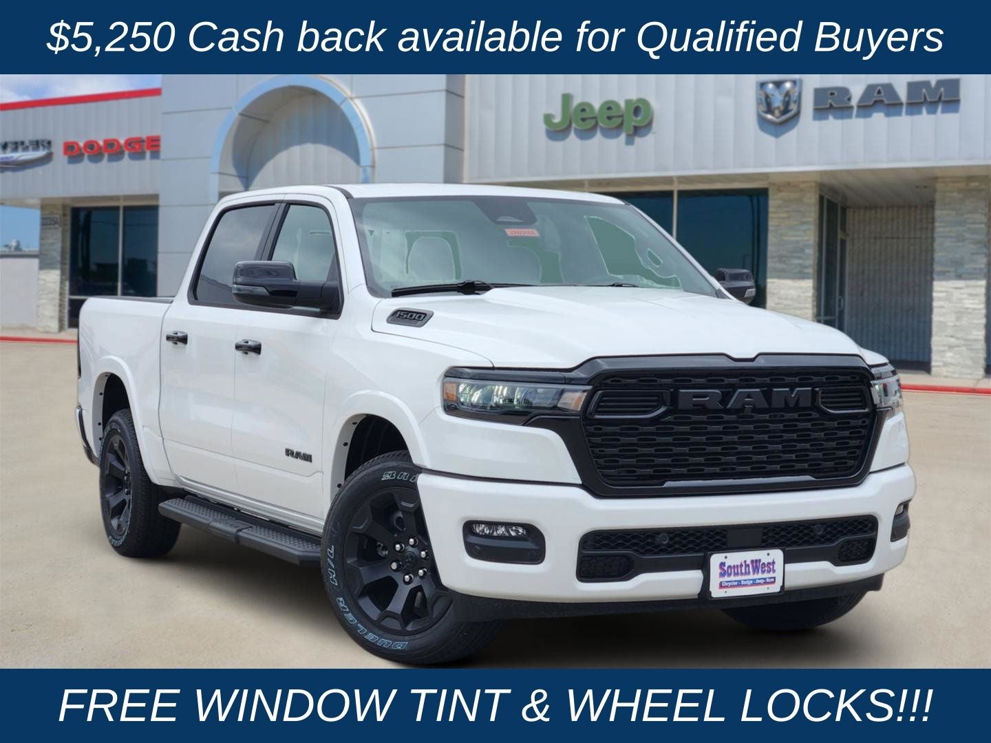 2026 RAM Ram 1500 RAM 1500 LONE STAR CREW CAB 4X4 5'7' BOX