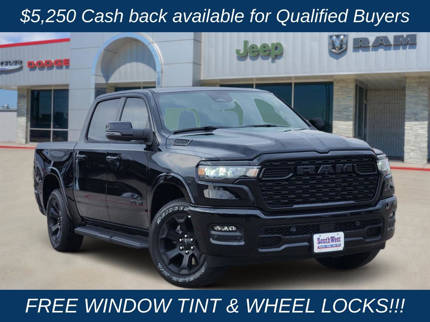2026 RAM Ram 1500 RAM 1500 LONE STAR CREW CAB 4X4 5'7' BOX