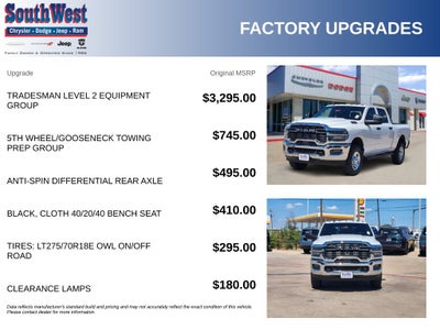 2026 RAM Ram 2500 RAM 2500 TRADESMAN CREW CAB 4X4 6'4' BOX