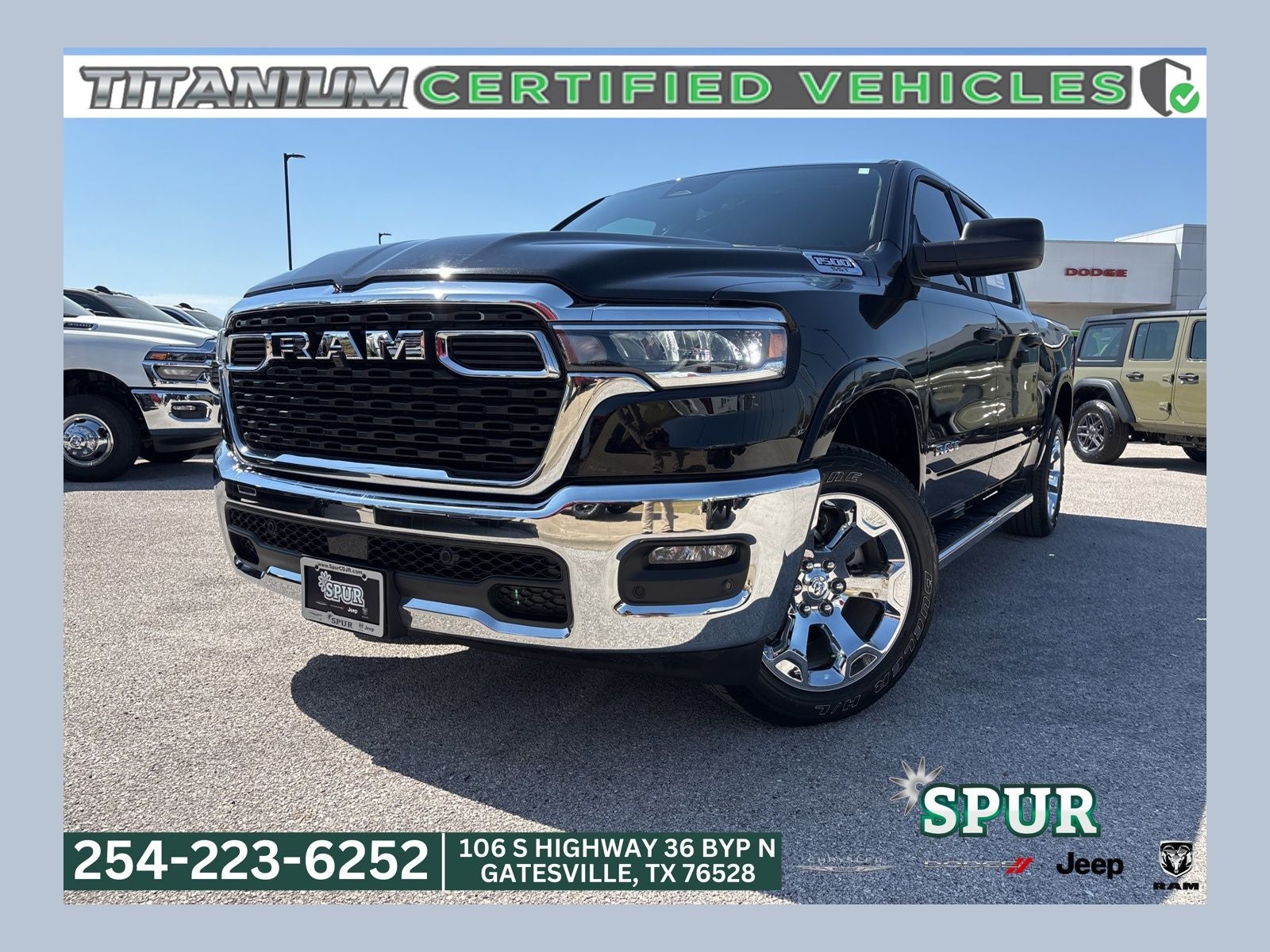 2025 RAM Ram 1500 Lone Star Crew Cab 4x4 5'7' Box