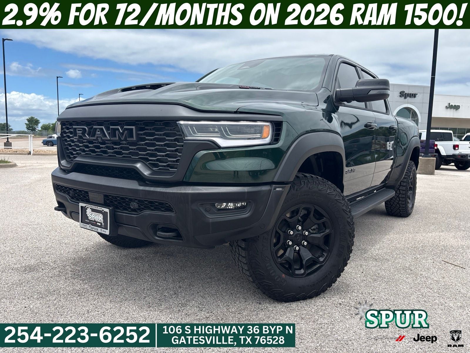 2026 RAM Ram 1500 RAM 1500 RHO CREW CAB 4X4 5'7' BOX