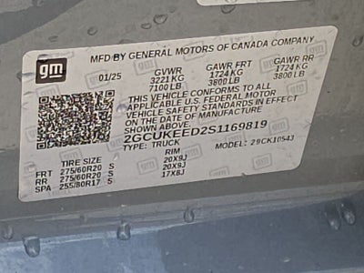 2025 Chevrolet Silverado 1500 4WD Crew Cab Short Bed RST