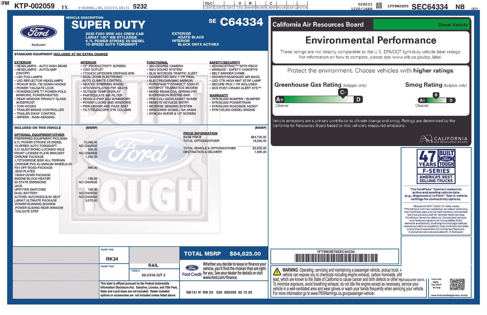 2025 Ford F-250SD F-250® Lariat®