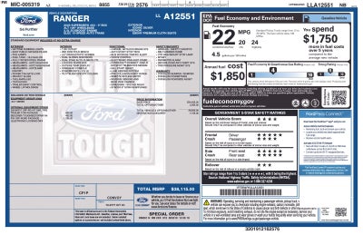 2020 Ford Ranger XLT