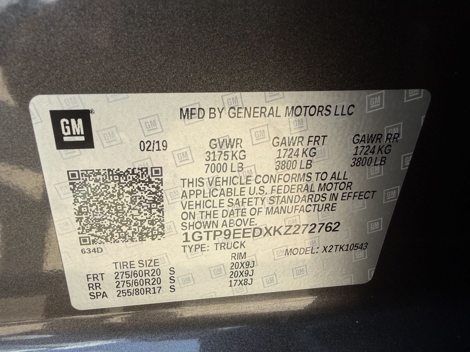 2019 GMC Sierra 1500 AT4