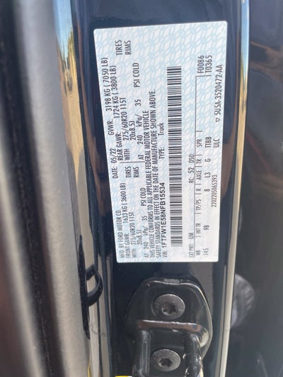 2022 Ford F-150 Platinum